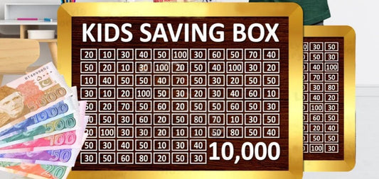 Wooden Umrah Saving Box – Premium 210,000 Goal Money Box