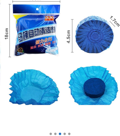 Automatic Toilet Bowl Cleaner Tablets – Long-Lasting Deodorant & Stain Remover Flush Block