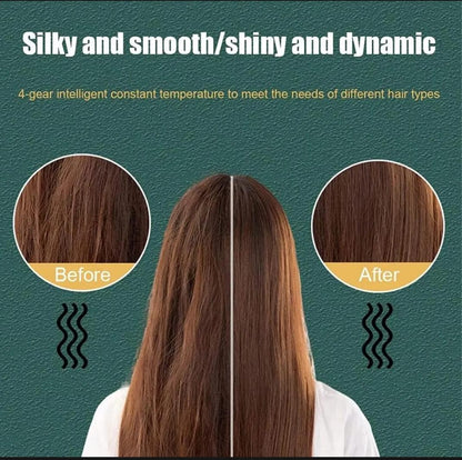 Professional Anti-Scald Electric Hair Straightener Brush