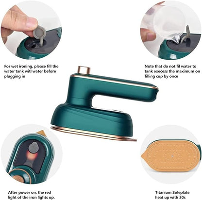 Steam Iron Powerful Performance Smooth Glide Durable Build Easy Operation Reliable Daily Use ~ Non Rotatable