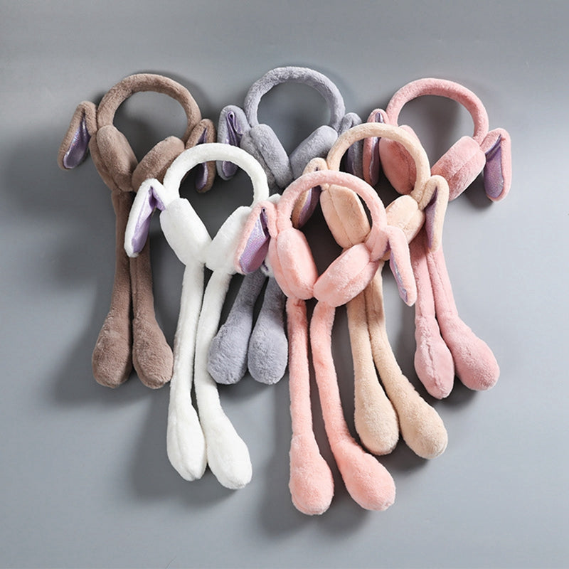 Cute Fluffy Warm Ear Warmers for Women & Girls