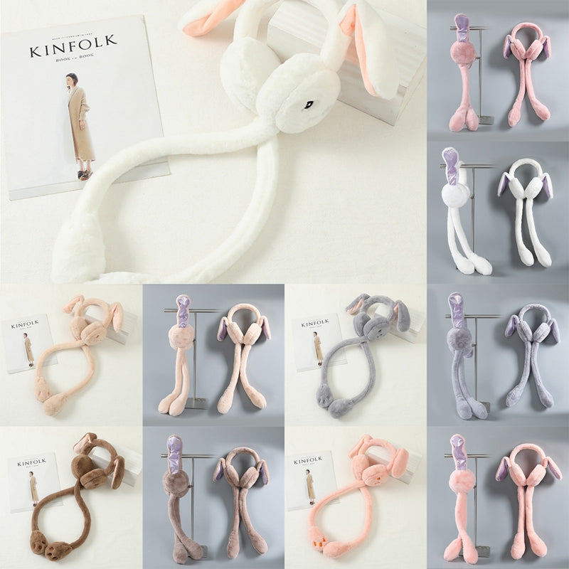 Cute Fluffy Warm Ear Warmers for Women & Girls