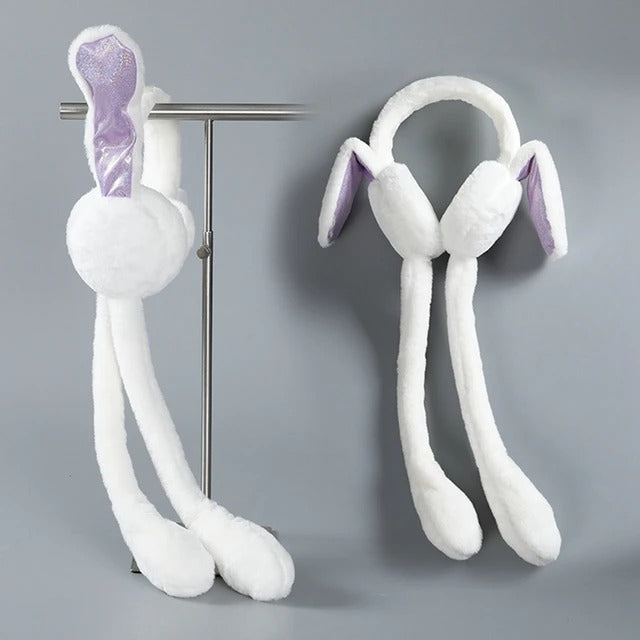 Cute Fluffy Warm Ear Warmers for Women & Girls
