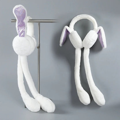 Cute Fluffy Warm Ear Warmers for Women & Girls