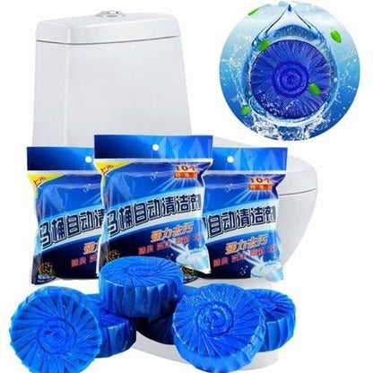 Automatic Toilet Bowl Cleaner Tablets – Long-Lasting Deodorant & Stain Remover Flush Block