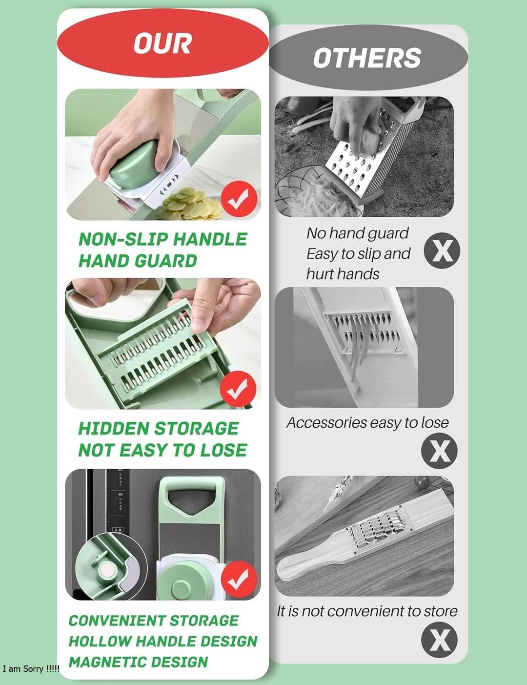 Stainless Steel Multifunctional Vegetable Cutter Grater For Vegetables Slicers Shredders Peeler Carrot Fruit Vegetable Cutting Kitchen Tool..