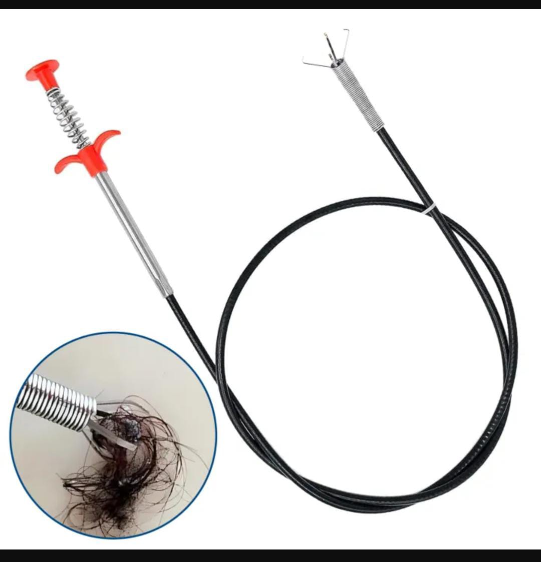 Drain Cleaner Wire | Sink & Bathroom Clog Remover